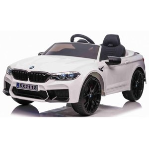 mamido  Elektrické autíčko BMW M5 Drift biele 24V