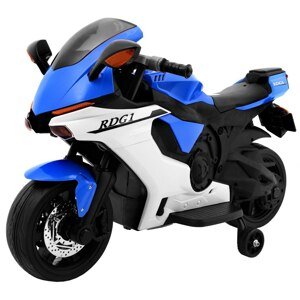 mamido  Detská elektrická motorka R1 Superbike modrá