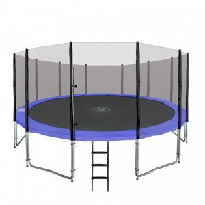 mamido  Trampolína s rebríkom 487 cm modrá