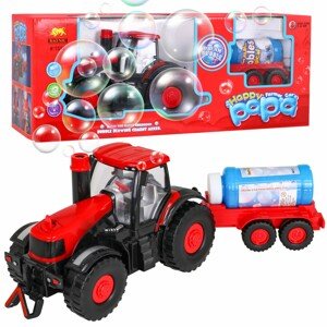 mamido  Interaktívny traktor s prívesom - bublinkovač