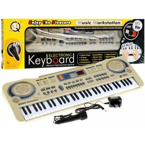 mamido  Keyboard s mikrofónom a USB vstupom