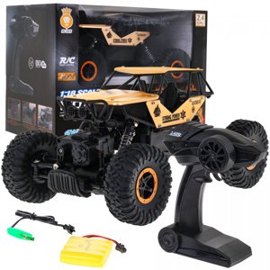 mamido  Terénne autíčko na diaľkové ovládanie Crawler Monster 1:18 zlaté