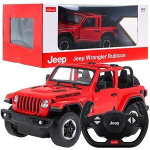 RASTAR  Auto na diaľkové ovládanie R / C Jeep Wrangler Rastar 1:14 červené