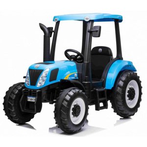 Mamido  Mamido Detský elektrický traktor New Holland Strong 24V 2x200W modrý
